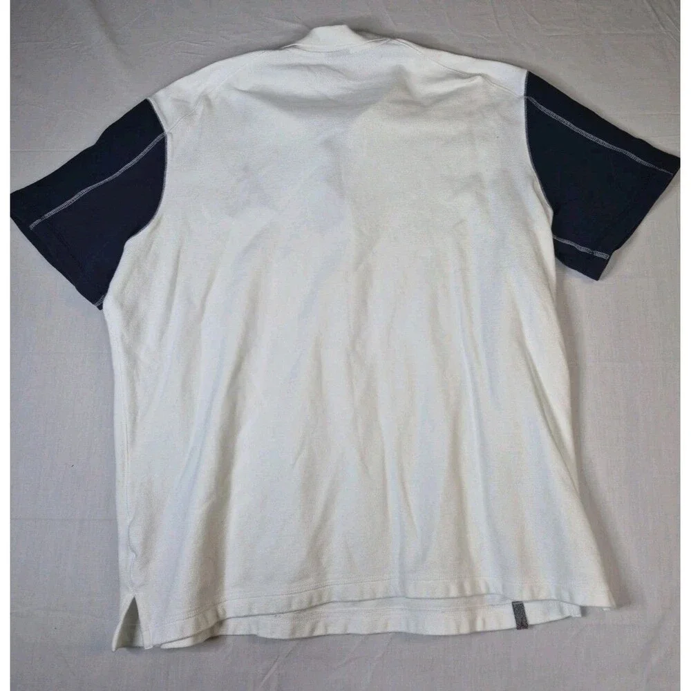 Jordan Shirt Men's Size 2XL White Polo Jumbo Jumpman Colorblock Nike Air